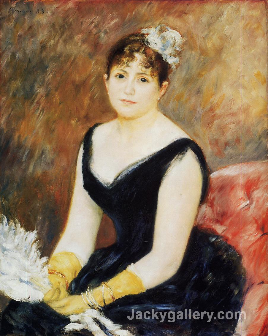 Madame Leon Clapisson (Marie Henriette Valentine Billet) by Pierre Auguste Renoir paintings reproduction